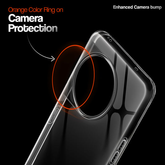 Crystal Clear Anti-Yellow Transparent Back Cover Case With Camera Ring Protection for OnePlus 11R 5G