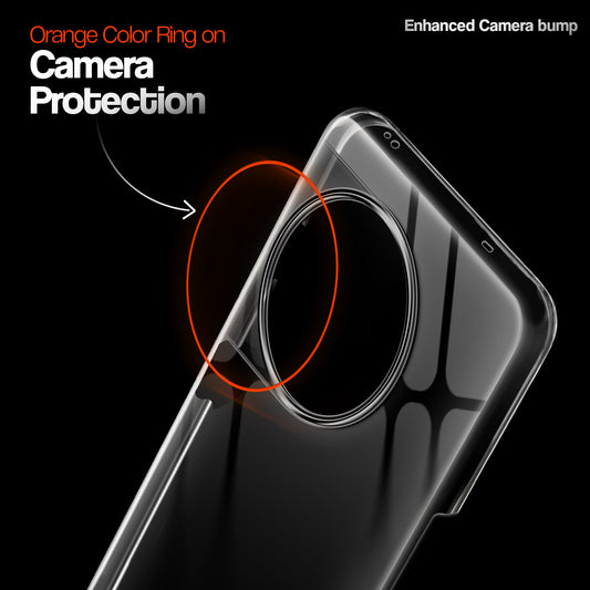 Crystal Clear Anti-Yellow Transparent Back Cover Case With Camera Ring Protection for OnePlus 11R 5G