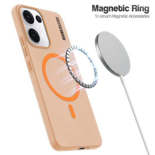 Colourful Frosted Matte With Raised Camera Protection Back Cover Case For Oppo Reno 13 5G