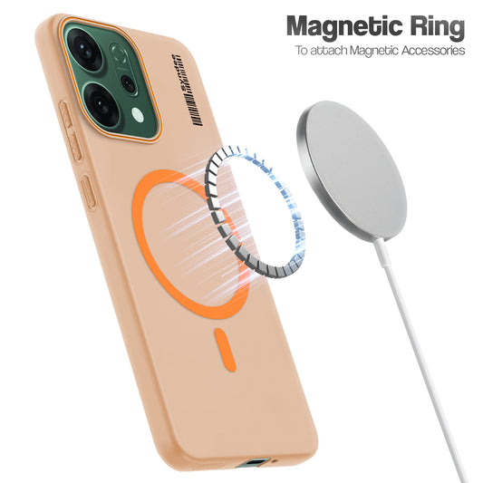Colourful Frosted Matte With Raised Camera Protection Back Cover Case For Oppo Reno 14 5G