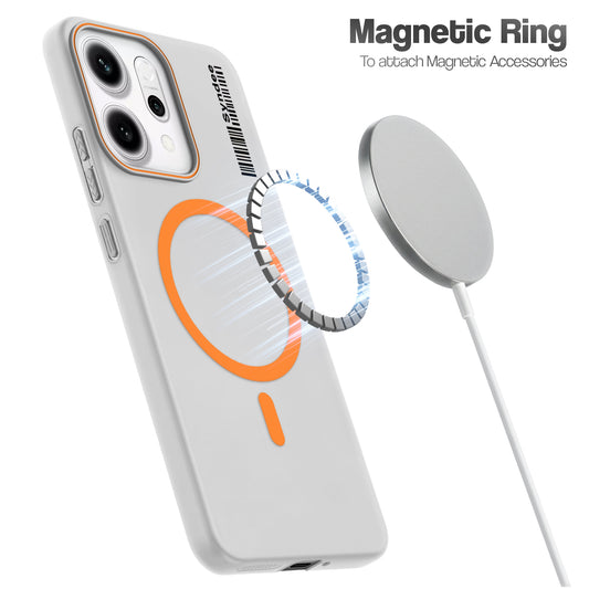 Frosted Sleek Matte Wireless Charging Support Back Cover Case for Oppo Reno 14 Pro 5G With Raised Camera Protection