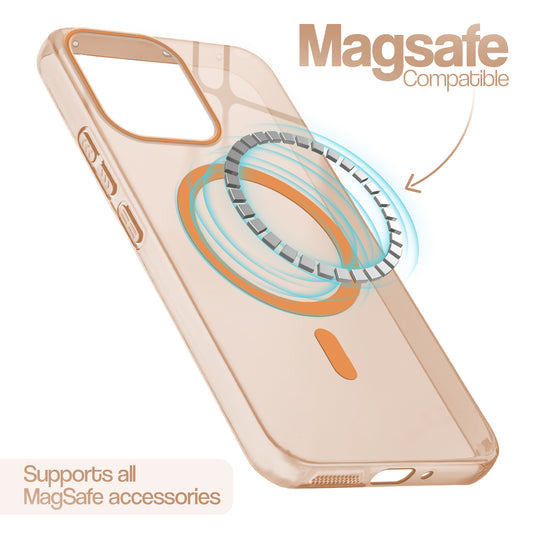 Anti-Yellow Scratch Resistant Case Support Magnetic Accessories Back Cover For Oppo Reno 15C 5G