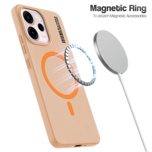 Colourful Frosted Matte With Raised Camera Protection Back Cover Case For Oppo Reno 15C 5G