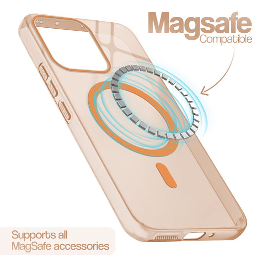 Anti-Yellow Scratch Resistant Case Support Magnetic Accessories Back Cover For Oppo Reno 15 5G