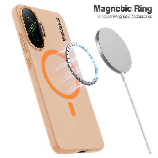 Colourful Frosted Matte With Raised Camera Protection Back Cover Case For Poco F7 5G