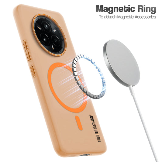 Colourful Frosted Matte With Raised Camera Protection Back Cover Case For Realme 14 Pro Plus 5G