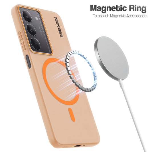 Colourful Frosted Matte With Raised Camera Protection Back Cover Case For Realme 14x 5G