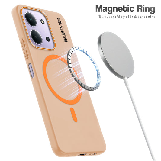 Colourful Frosted Matte With Raised Camera Protection Back Cover Case For Redmi 15C 5G