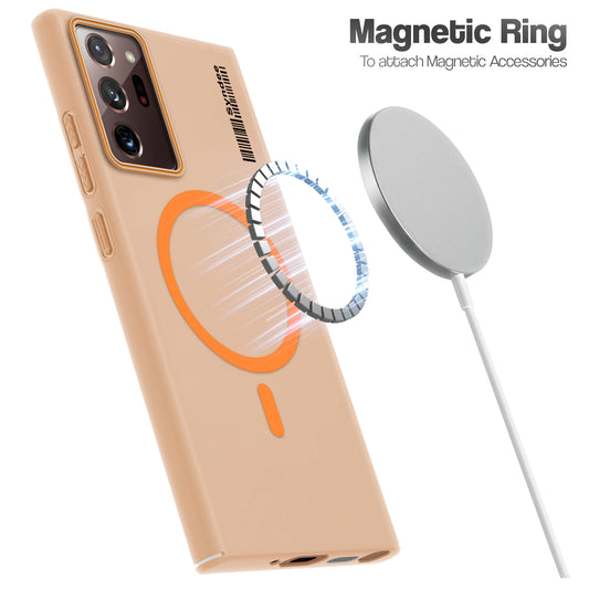 Colourful Frosted Matte Wireless Charging Support Back Cover Case for Samsung Note 20 Ultra 5G With Raised Camera Protection