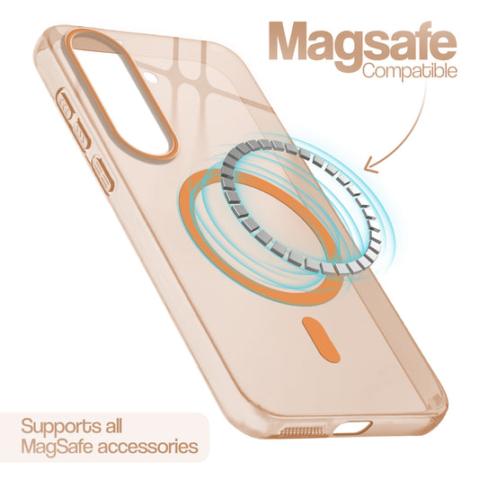 Anti-Yellow Scratch Resistant Case Support Wireless Charging Back Cover For Samsung S26 5G