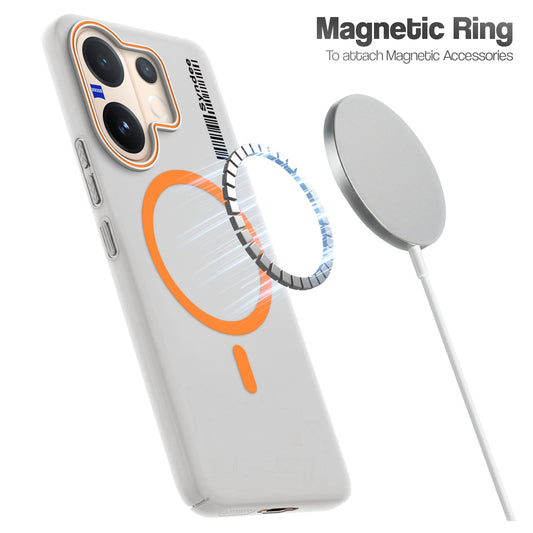 Frosted Sleek Matte With Raised Camera Protection Back Cover Case For Vivo V60 5G