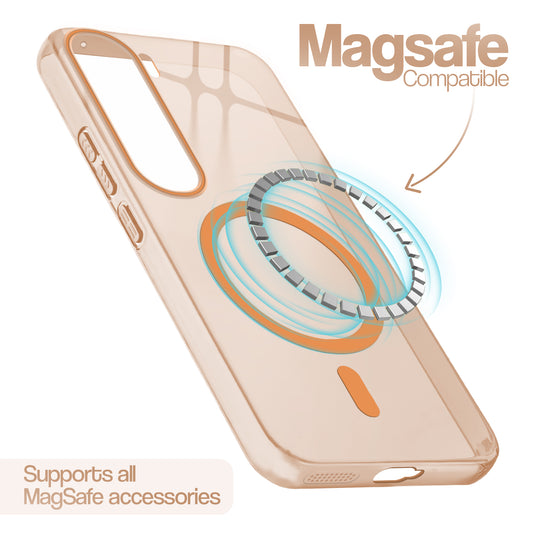 Anti-Yellow Scratch Resistant Case Support Magnetic Accessories Back Cover For Vivo Y300 5G