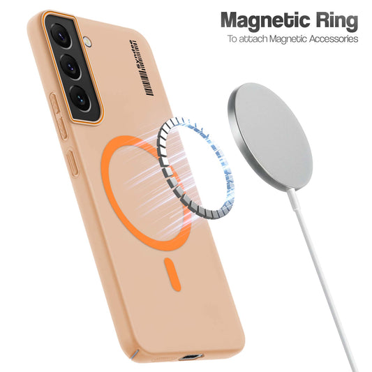 Colourful Frosted Matte Wireless Charging Support Back Cover Case for Samsung S22 5G With Raised Camera Protection