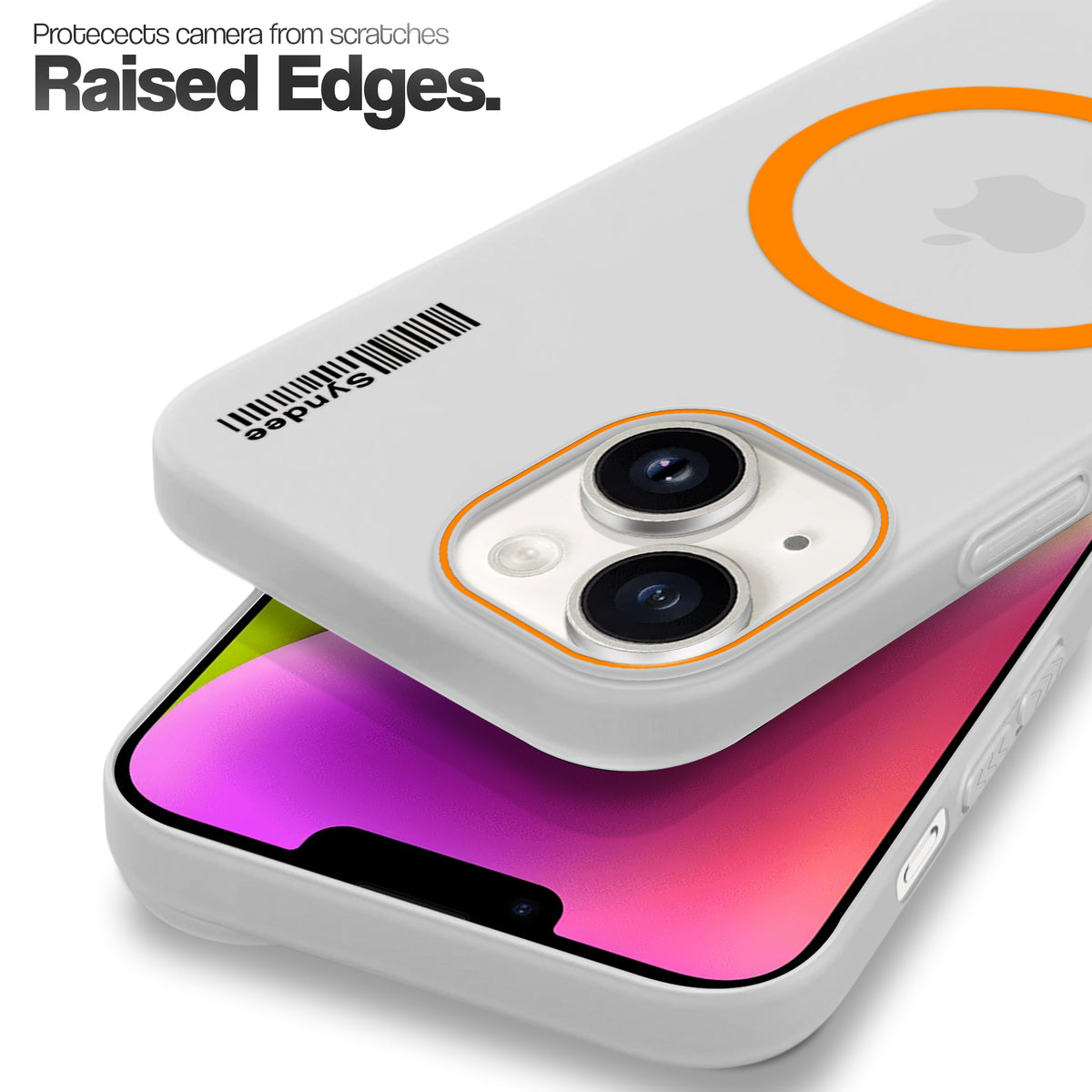 Frosted Sleek Matte Wireless Charging Support Back Cover Case For Apple iPhone 14 Plus With Raised Camera Protection