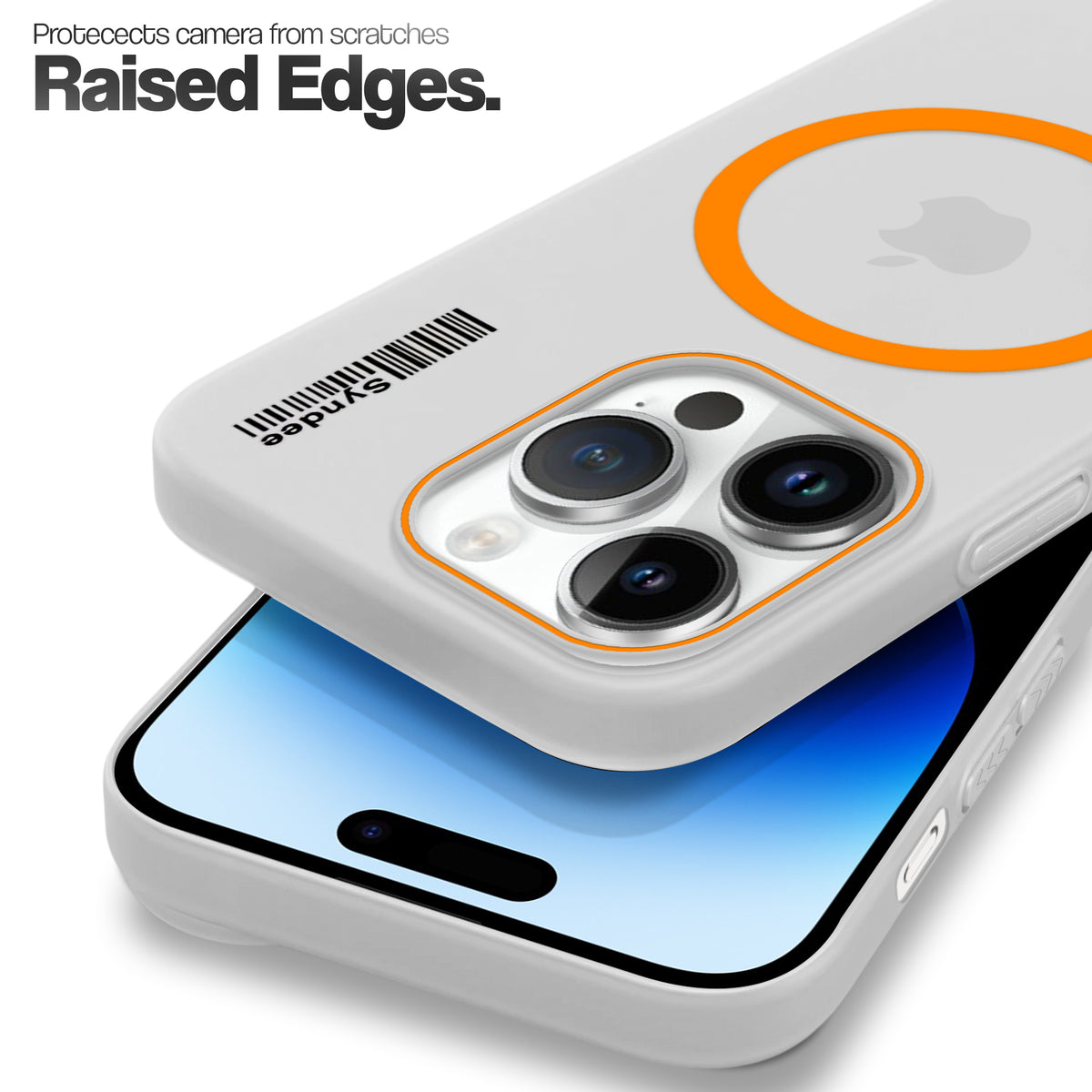 Frosted Sleek Matte Wireless Charging Support Back Cover Case For Apple iPhone 14 Pro With Raised Camera Protection