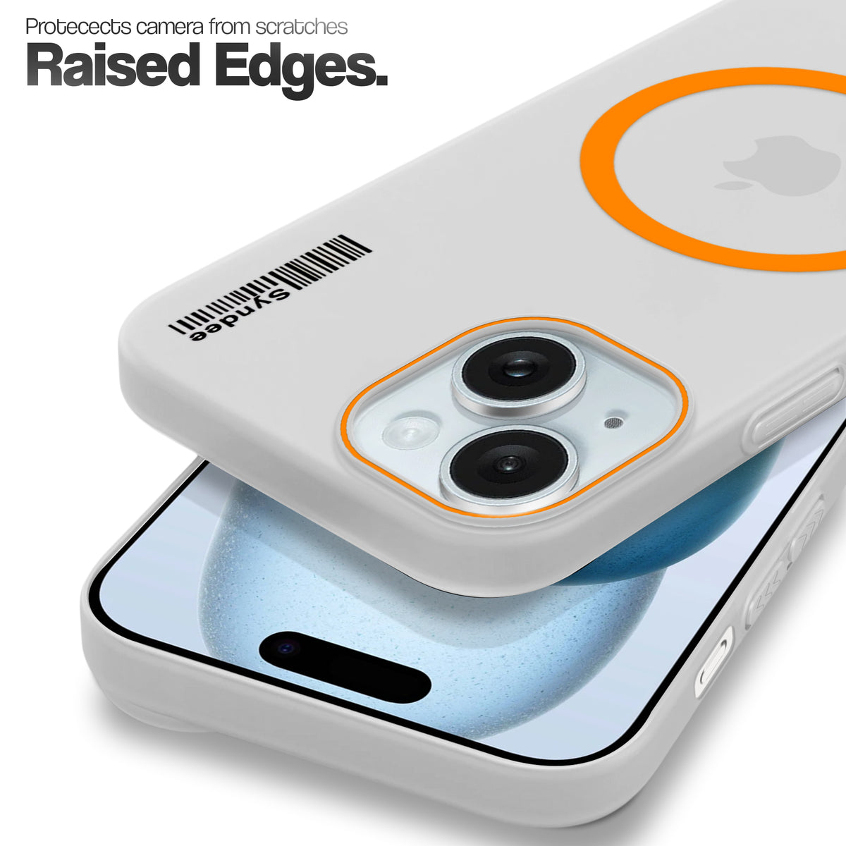 Frosted Sleek Matte Wireless Charging Support Back Cover Case For Apple iPhone 15 Plus With Raised Camera Protection
