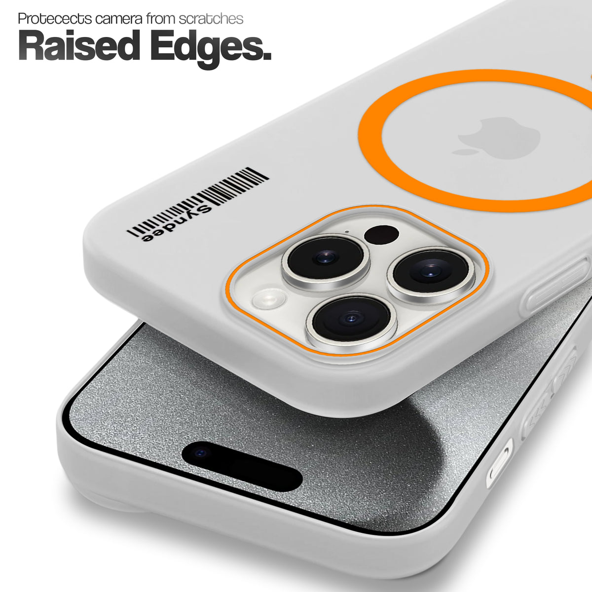 Frosted Sleek Matte Wireless Charging Support Back Cover Case For Apple iPhone 15 Pro Max With Raised Camera Protection