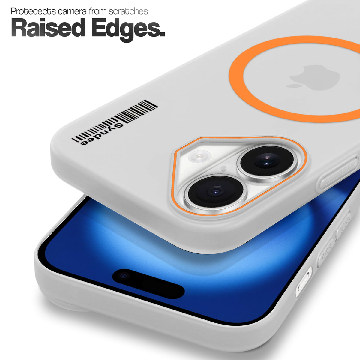 Frosted Sleek Matte Wireless Charging Support Back Cover Case For Apple iPhone 16 Plus With Raised Camera Protection