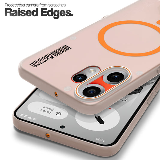 Frosted Sleek Matte With Raised Camera Protection Back Cover Case For CMF Nothing Phone 2 Pro