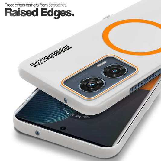 Frosted Sleek Matte With Raised Camera Protection Back Cover Case For Motorola Edge 50 Fusion 5G