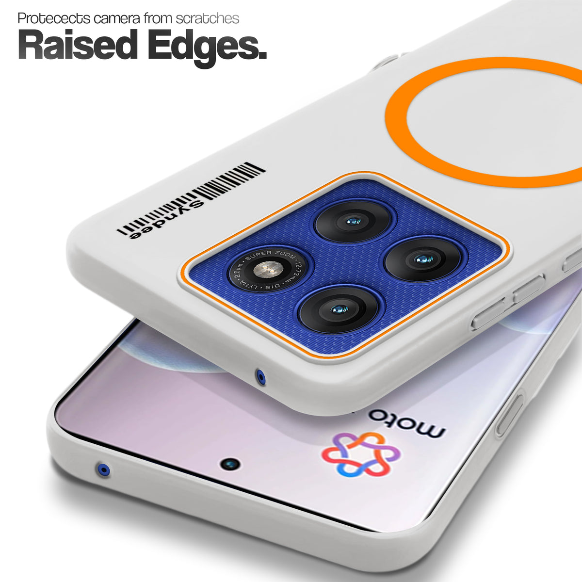 Frosted Sleek Matte Wireless Charging Support Back Cover Case for Motorola Moto Edge 60 Pro 5G With Raised Camera Protection