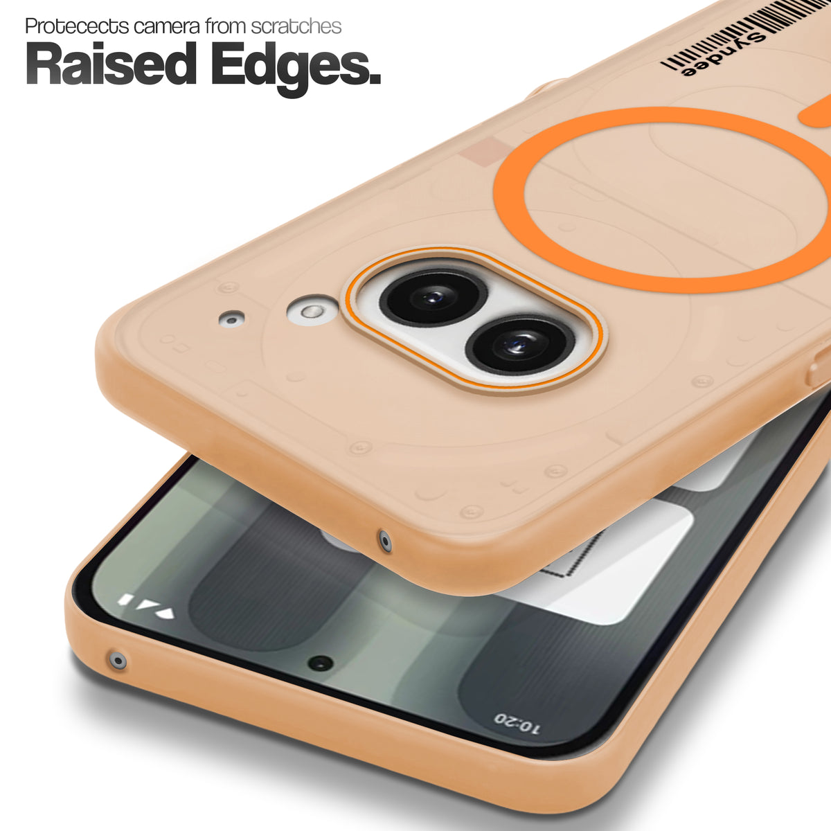Colourful Frosted Matte With Raised Camera Protection Back Cover Case For Nothing Phone 2A Plus