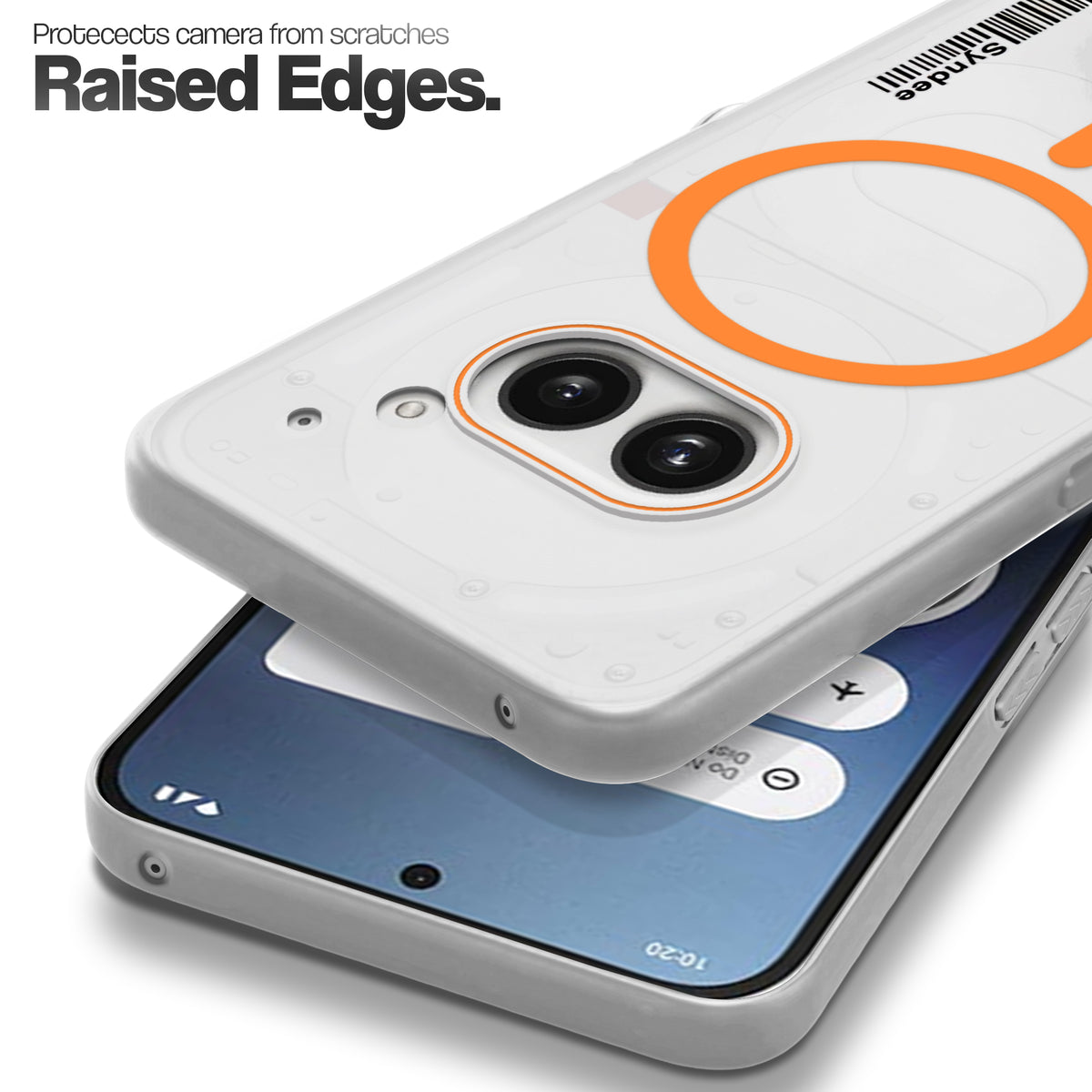 Frosted Sleek Matte Wireless Charging Support Back Cover Case for Nothing Phone 2A With Raised Camera Protection