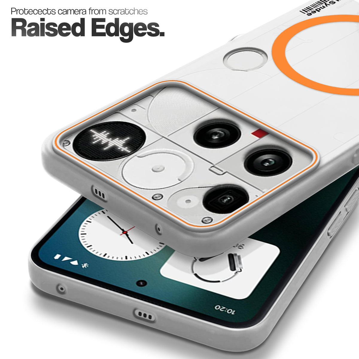 Frosted Sleek Matte Wireless Charging Support Back Cover Case for Nothing Phone 3 5G With Raised Camera Protection