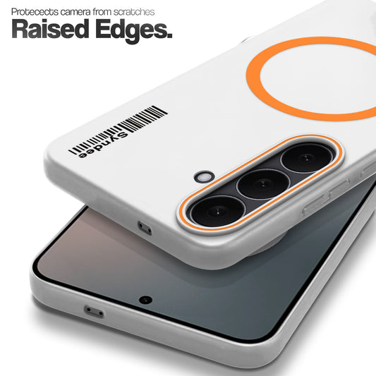 Frosted Sleek Matte Wireless Charging Support Back Cover Case For Samsung S25 FE 5G With Raised Camera Protection