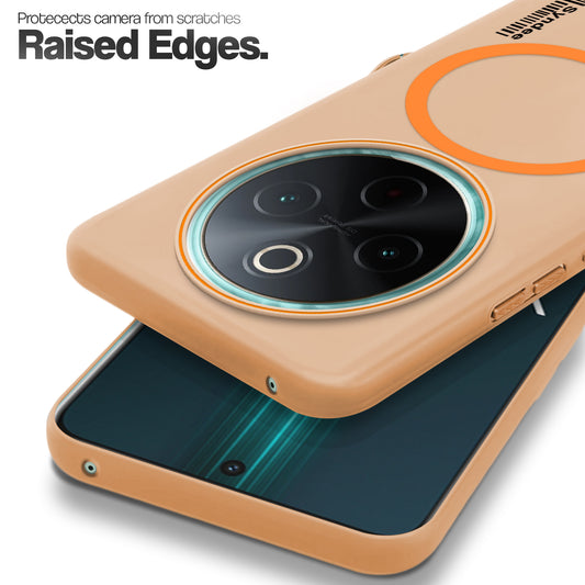 Colourful Frosted Matte With Raised Camera Protection Back Cover Case For Vivo T4 5G