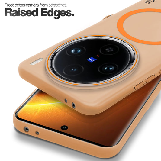 Colourful Frosted Matte With Raised Camera Protection Back Cover Case For Vivo X100 Pro 5G
