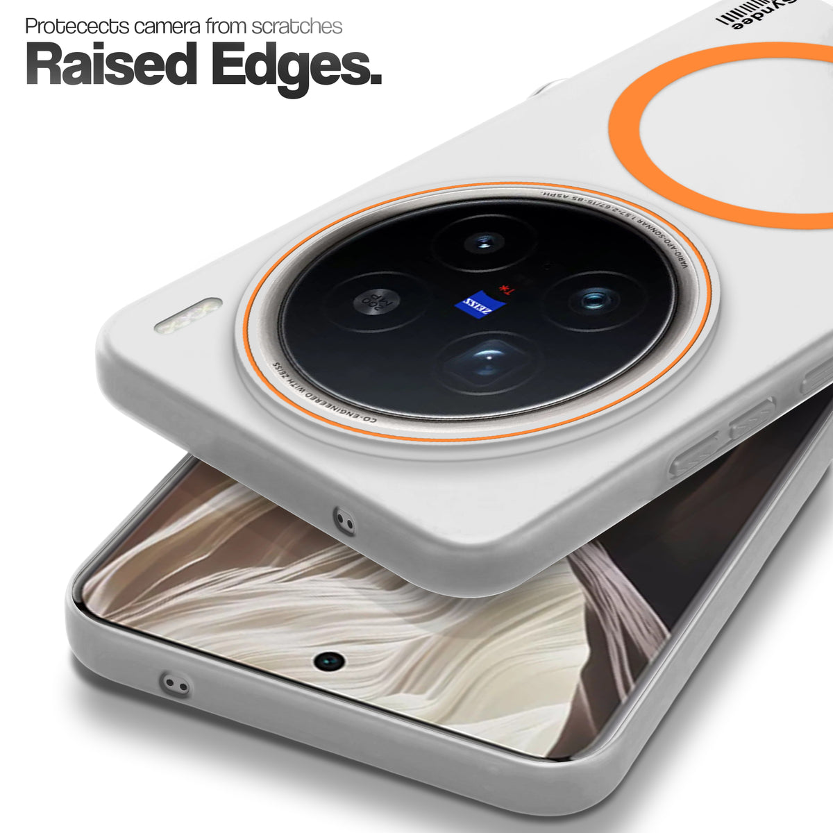 Frosted Sleek Matte Wireless Charging Support Back Cover Case for Vivo X200 Pro 5G With Raised Camera Protection