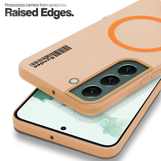 Colourful Frosted Matte Wireless Charging Support Back Cover Case for Samsung S22 Plus 5G With Raised Camera Protection