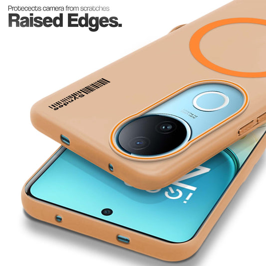 Colourful Frosted Matte With Raised Camera Protection Back Cover Case For iQOO Z10R 5G