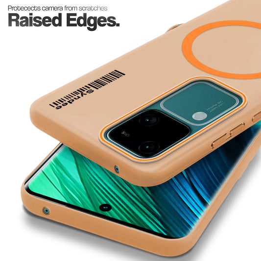 Colourful Frosted Matte With Raised Camera Protection Back Cover Case For Vivo V30 5G