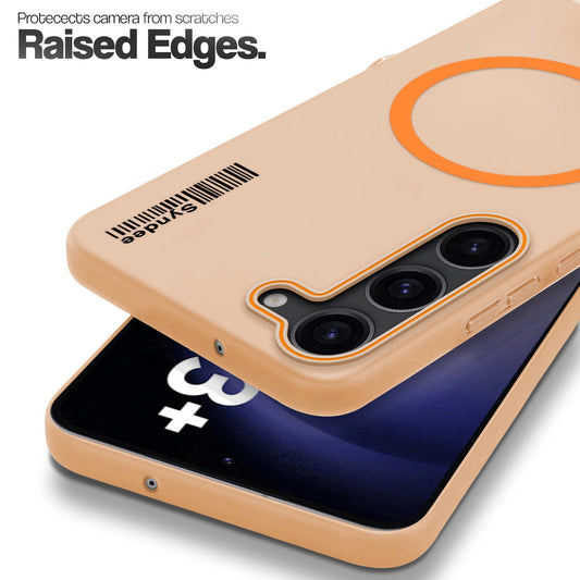 Colourful Frosted Matte Wireless Charging Support Back Cover Case for Samsung S23 Plus 5G With Raised Camera Protection