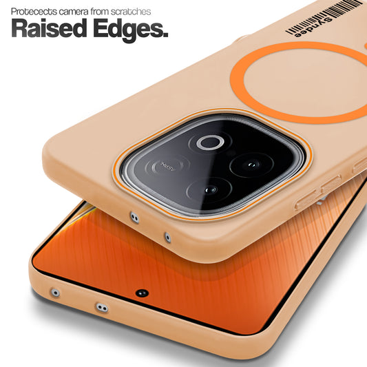 Colourful Frosted Matte With Raised Camera Protection Back Cover Case For iQOO Neo 10 5G