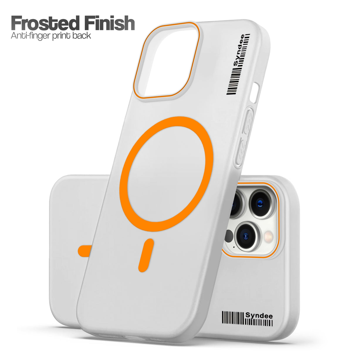 Frosted Sleek Matte Wireless Charging Support Back Cover Case For Apple iPhone 12 Pro Max With Raised Camera Protection