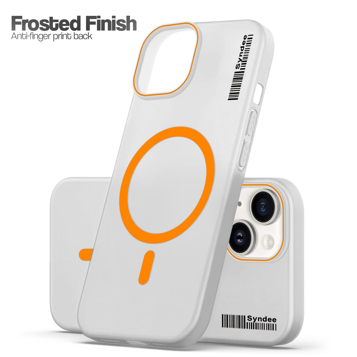 Frosted Sleek Matte Wireless Charging Support Back Cover Case For Apple iPhone 14 Plus With Raised Camera Protection