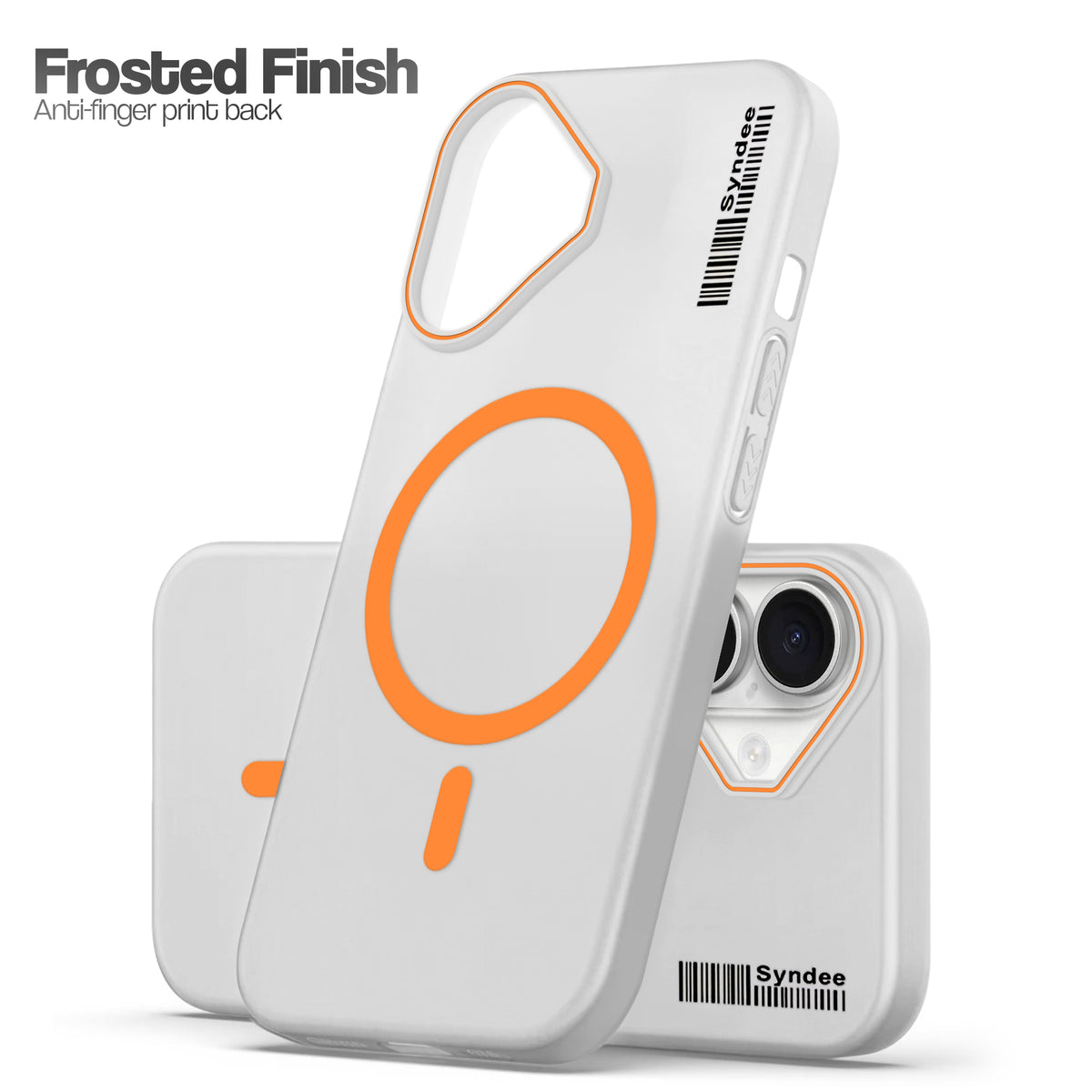 Frosted Sleek Matte Wireless Charging Support Back Cover Case For Apple iPhone 16 Plus With Raised Camera Protection