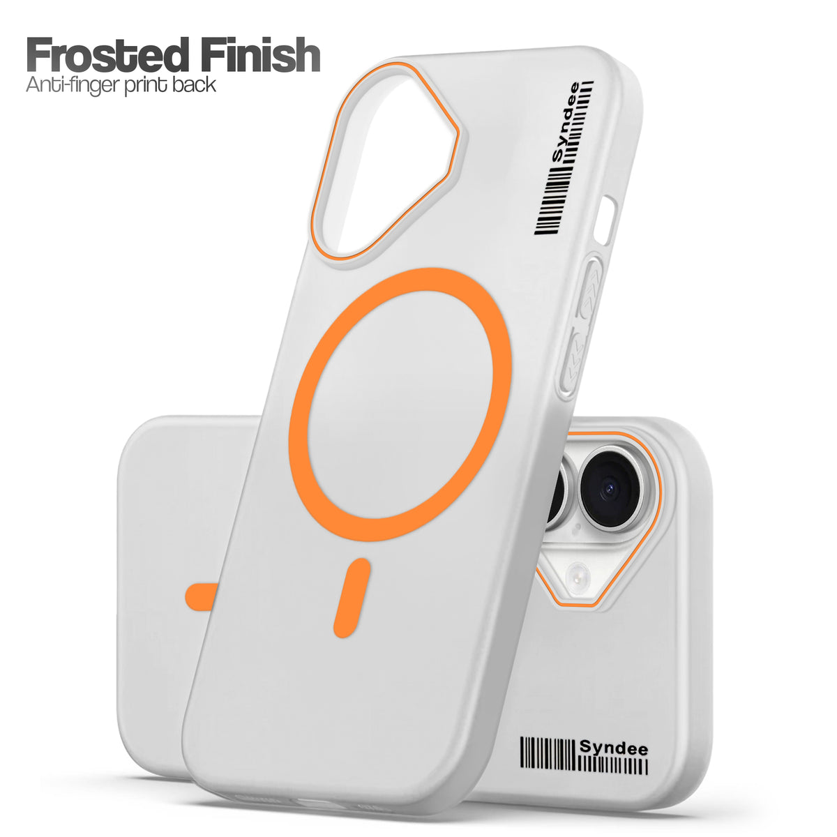 Frosted Sleek Matte Wireless Charging Support Back Cover Case For Apple iPhone 16 With Raised Camera Protection