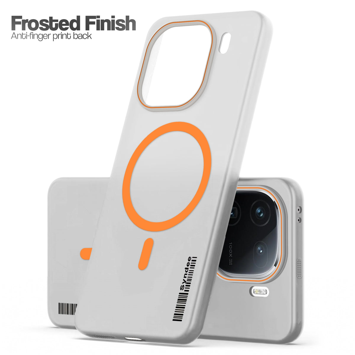 Frosted Sleek Matte With Raised Camera Protection Back Cover Case For iQOO 12 5G