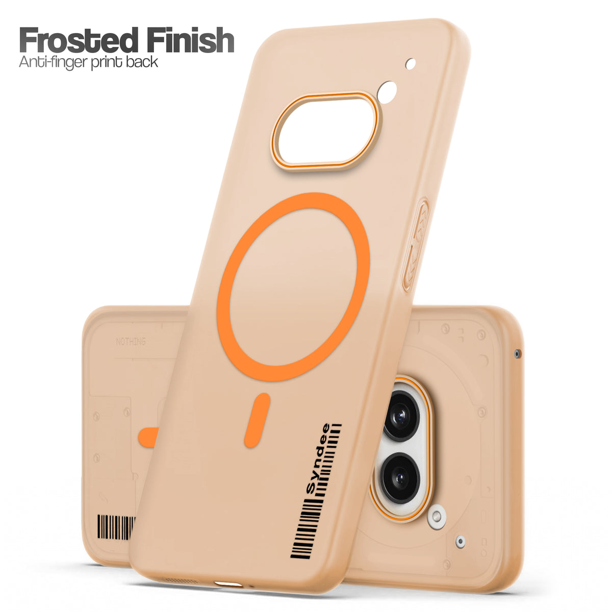 Colourful Frosted Matte With Raised Camera Protection Back Cover Case For Nothing Phone 2A Plus