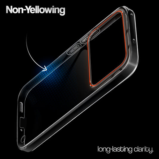 Crystal Clear Anti-Yellow Transparent Back Cover Case With Camera Ring Protection for Realme P4 5G