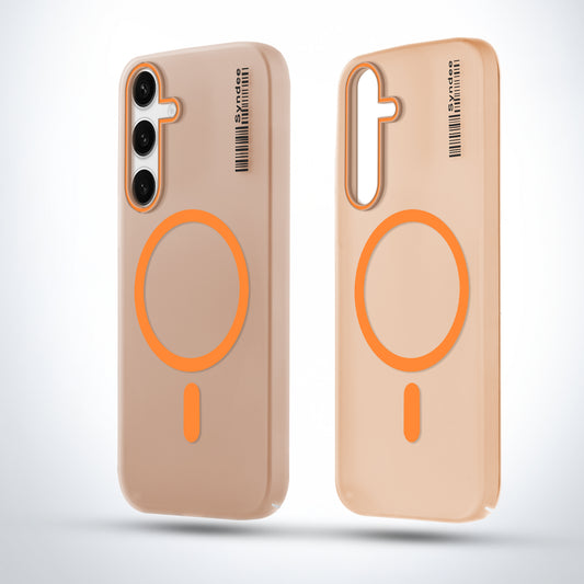 Elegant Colorful Frosted Matte Back With MagSafe Support Back Case For Samsung A15 5G