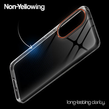 Crystal Clear Anti-Yellow Transparent Back Cover Case With Camera Ring Protection for Oppo Reno 10 Pro 5G