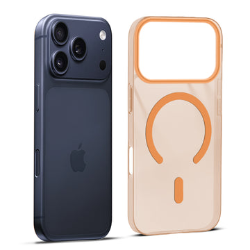 Anti-Yellow Colored Camera Line Case Support Wireless Charging Back Cover For Apple iPhone 17 Pro