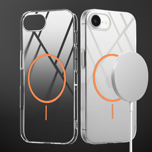Crystal Clear Transparent Hard Back Anti-Yellowing with MagSafe Compatibility Phone Case For Apple iPhone 16e