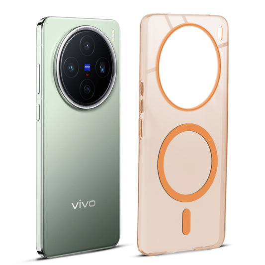 Anti-Yellow Scratch Resistant Case Support Wireless Charging Back Cover For Vivo X200 5G