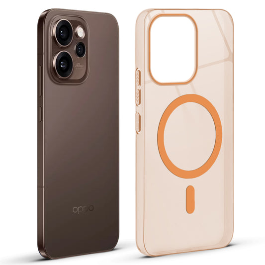 Anti-Yellow Scratch Resistant Case Support Magnetic Accessories Back Cover For Oppo Reno 15 Pro 5G